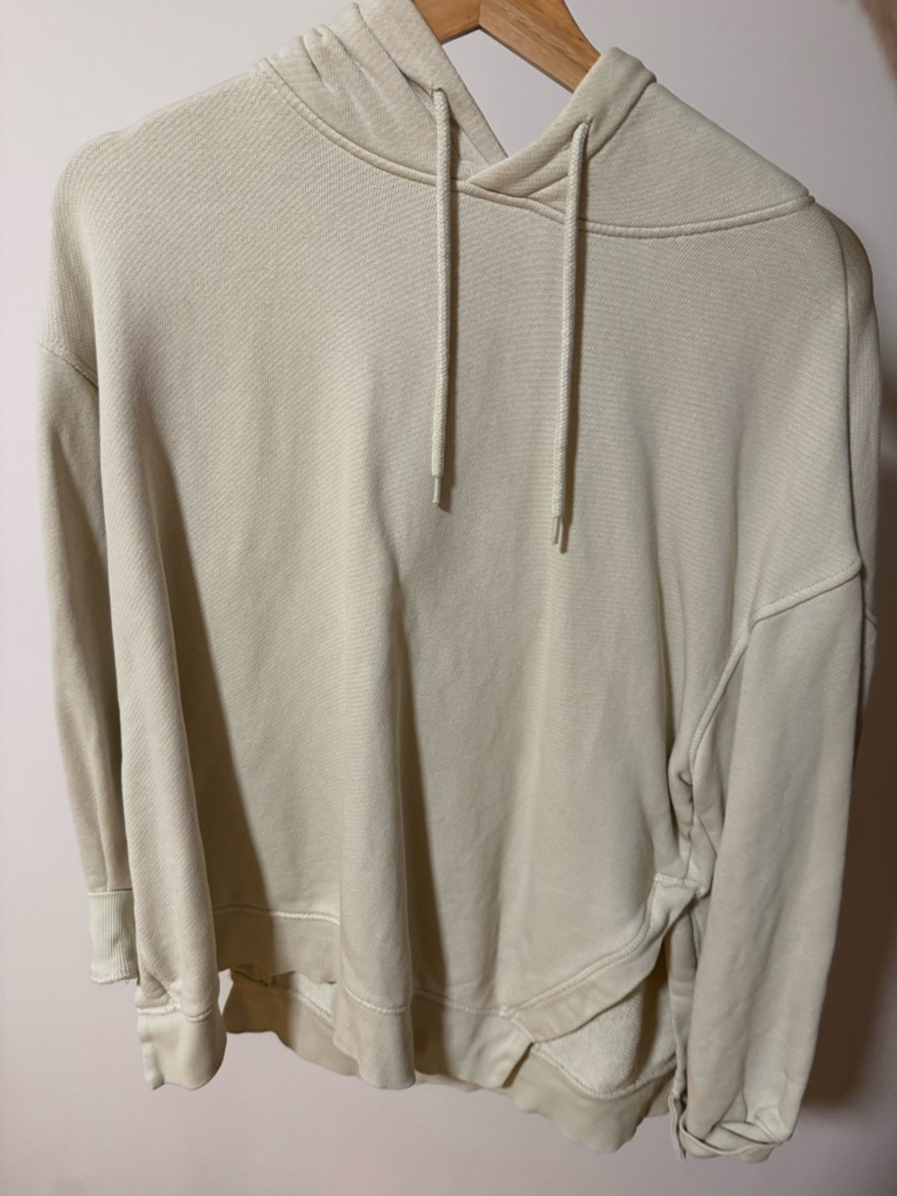 Weekday Cream Pullover Hoodie